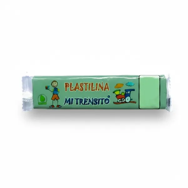 Plastilina Mi Trensito Barra 55gr Verde Claro