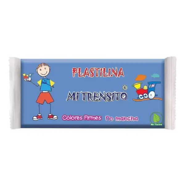Plastilina Mi Trensito Barra 250gr Azul Claro