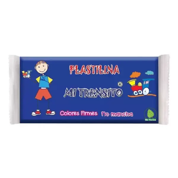 Plastilina Mi Trensito Barra 250gr Azul