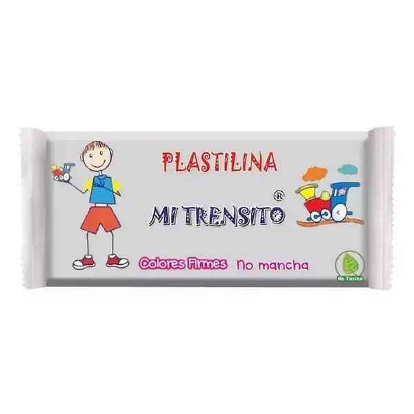 Plastilina Mi Trensito Barra 250gr Blanca