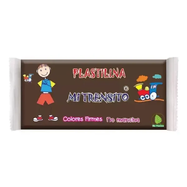 Plastilina Mi Trensito Barra 250gr Café