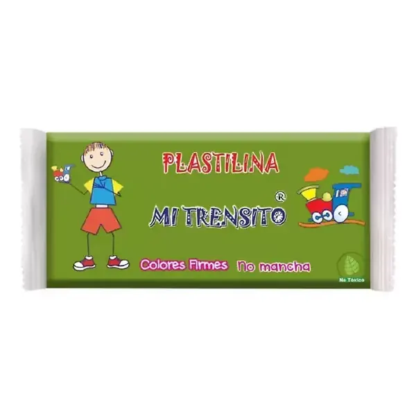 Plastilina Mi Trensito Barra 250gr Verde Manzana