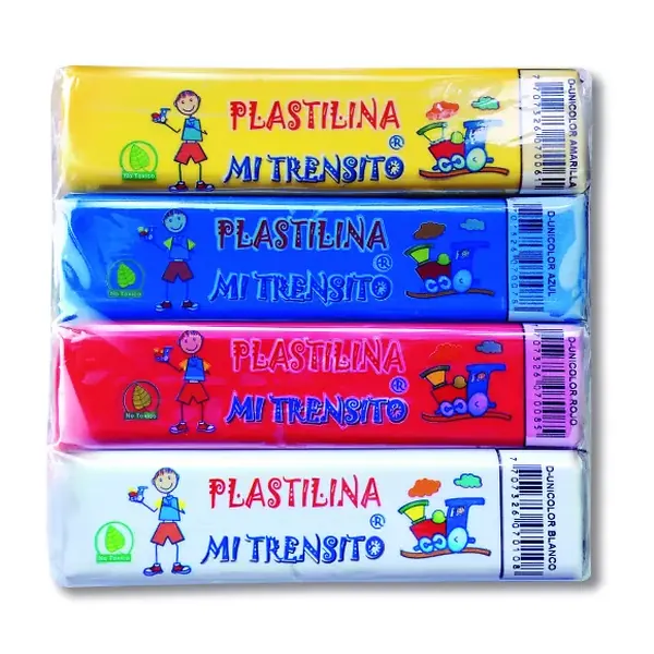 Plastilina Mi Trensito Barra 55gr Multicolor X 12