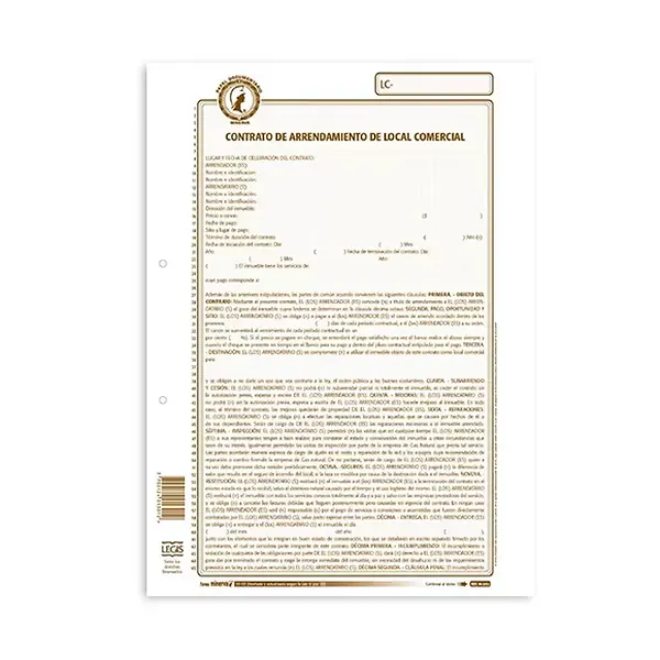Contrato Arriendo Local Comercial Minerva