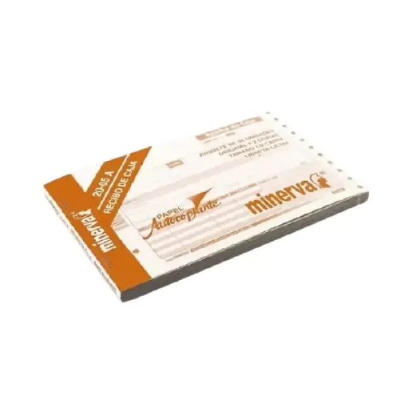 Recibo De Caja Autocopiante Minerva 20-05a