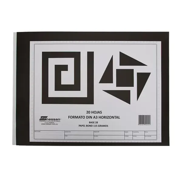 Block Nessan Horizontal Din A3