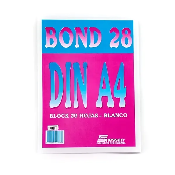 Block Nessan Sin Formato Din A4