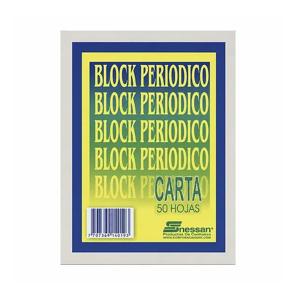 Block Periódico Nessan Carta