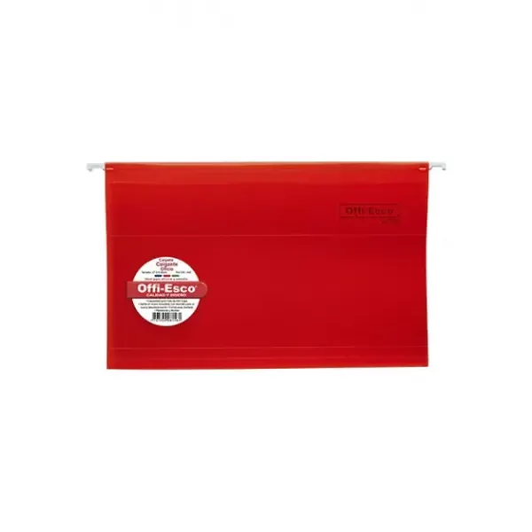 Carpeta Colgante Plástica Offi Esco Oe-842 Roja