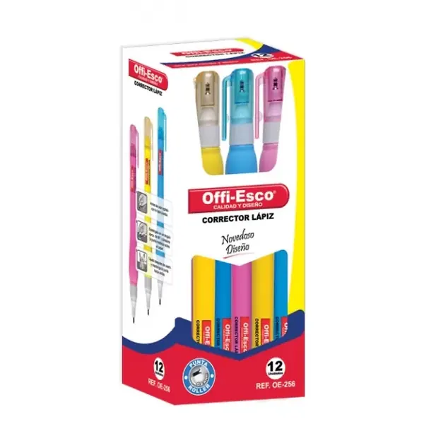 Corrector Lápiz Offi Esco Oe-256 X 12