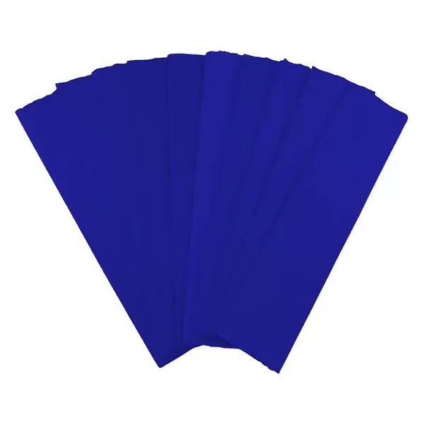 Papel Crepe Pliego Azul X 10