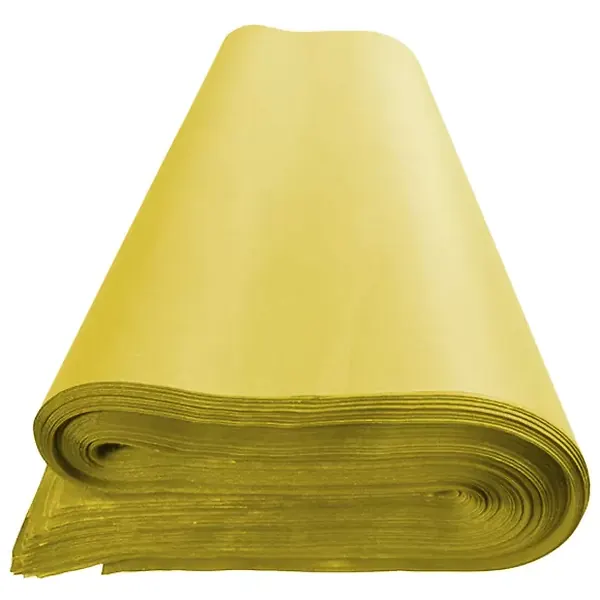 Papel Seda Pliego Amarillo Mango X 25