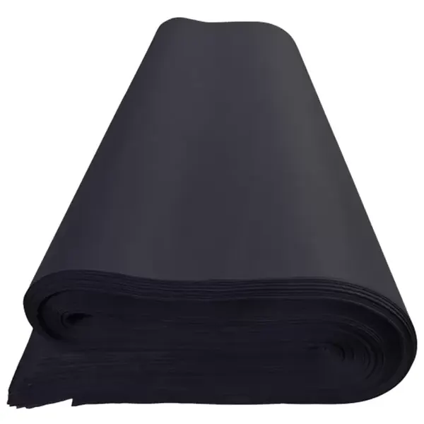 Papel Seda Pliego Negro X 25