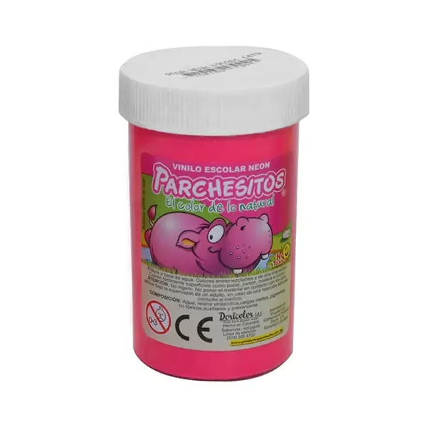 Vinilo Parchesito Neon 125gr Fucsia