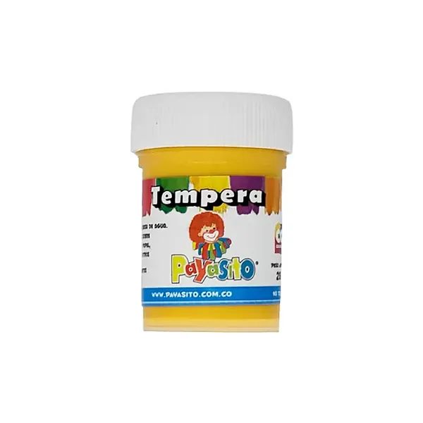 Tempera Payasito 28gr Amarilla