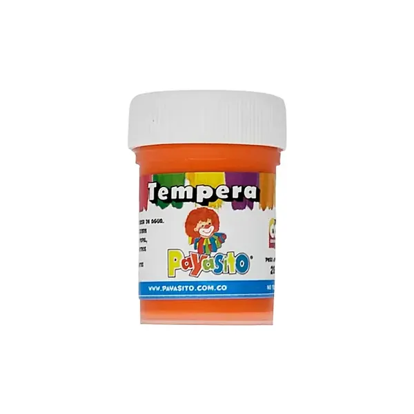 Tempera Payasito 28gr Naranja
