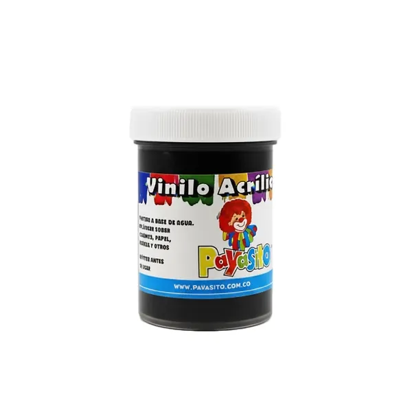Vinilo Acrílico Payasito 80gr Negro