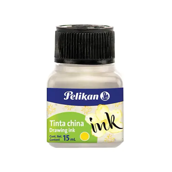 Tinta China Pelikan 15ml Amarilla