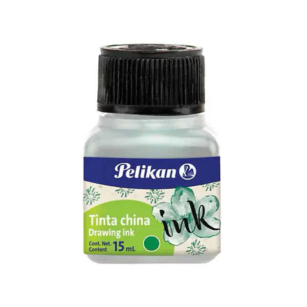 Tinta China Pelikan 15ml Verde