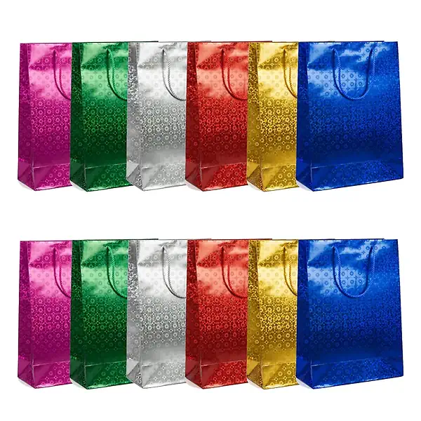 Bolsa De Regalo Holográfica Primavera L X 12