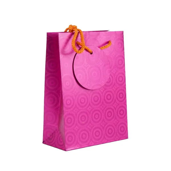Bolsa De Regalo Holográfica Primavera S Fucsia
