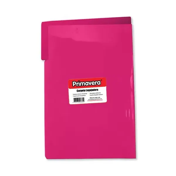 Carpeta Plastica Legajadora Primavera Oficio Fucsia