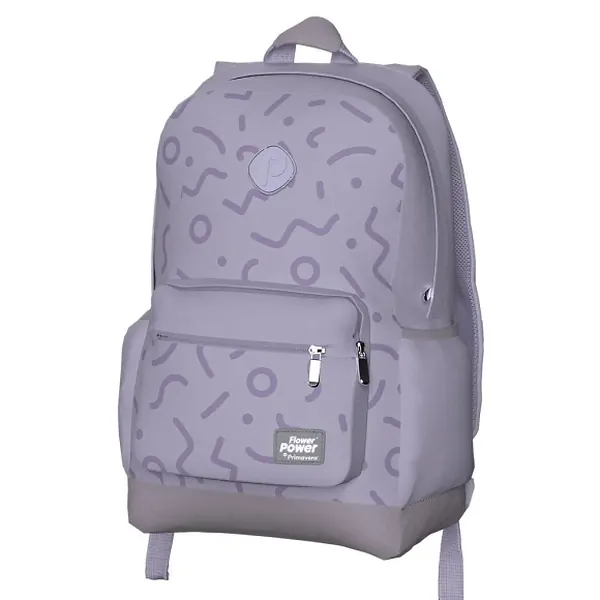 Morral Juvenil Primavera Macaron Impreso Lila