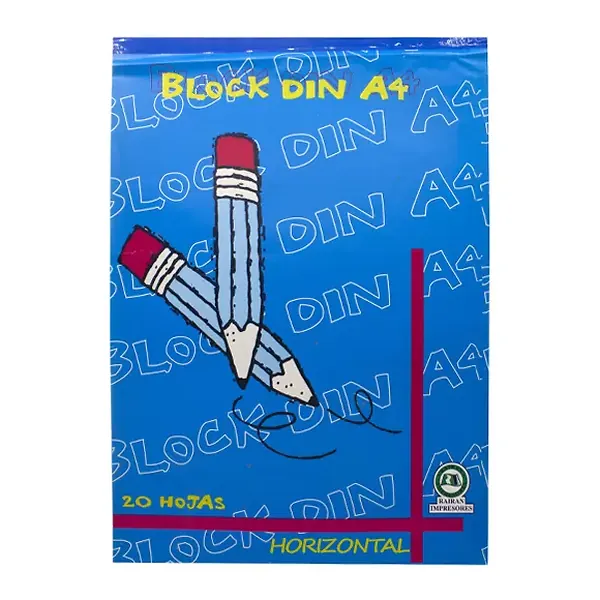 Block Rairan Din A4 Horizontal
