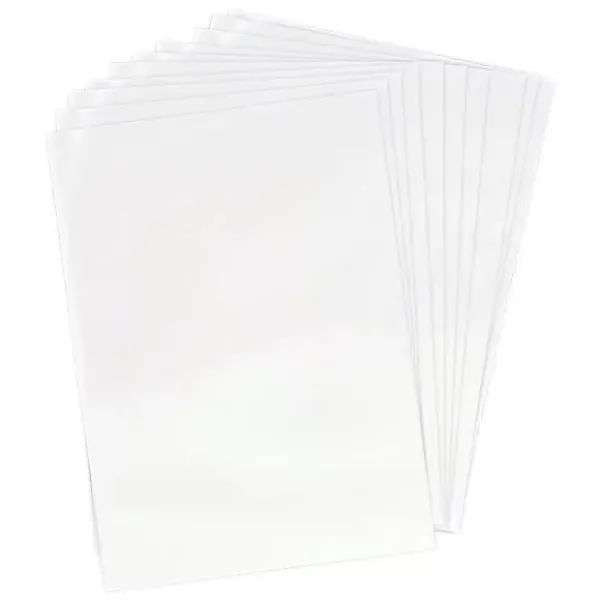Papel Silueta 1/8 Blanco X 10