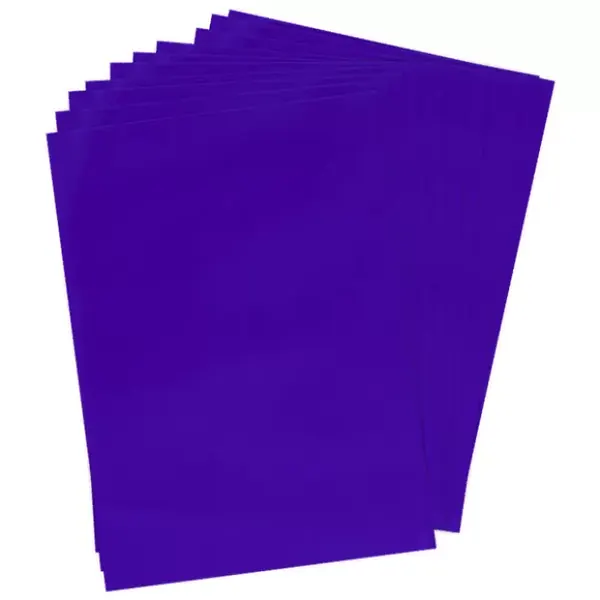 Papel Silueta 1/8 Morado X 10