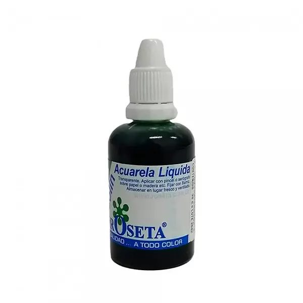 Acuarela Líquida Ecolin Roseta 30cc Verde Limon