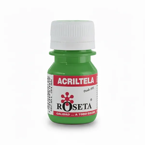 Pintura Acrílica Acriltela Roseta Verde Limón Claro
