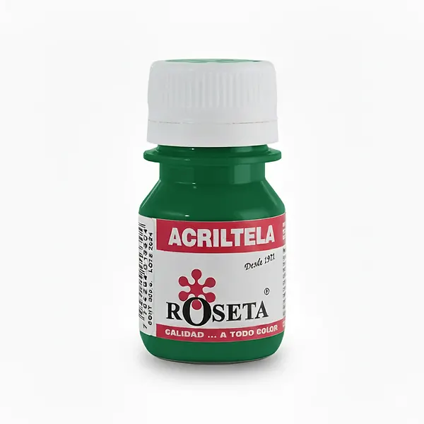 Pintura Acrílica Acriltela Roseta Verde Navidad
