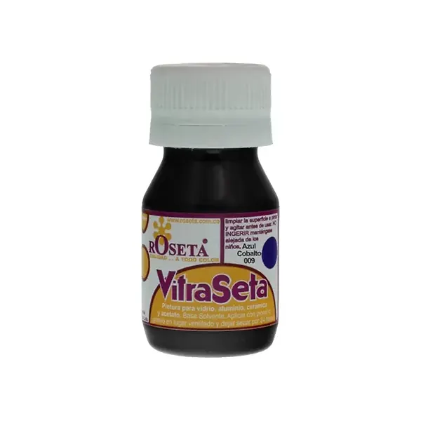 Pintura Vitraseta Roseta Azul Cobalto