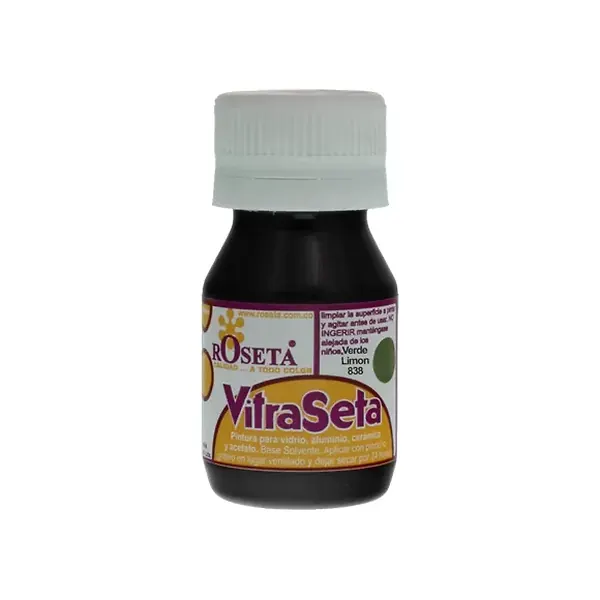 Pintura Vitraseta Roseta Verde Limon