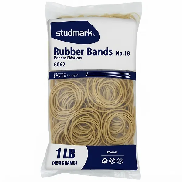 Bandas De Caucho En Bolsa Studmark Libra No.18 Siliconado