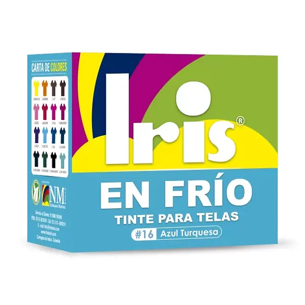 Tinte Iris En Frio 25gr Azul Turquesa