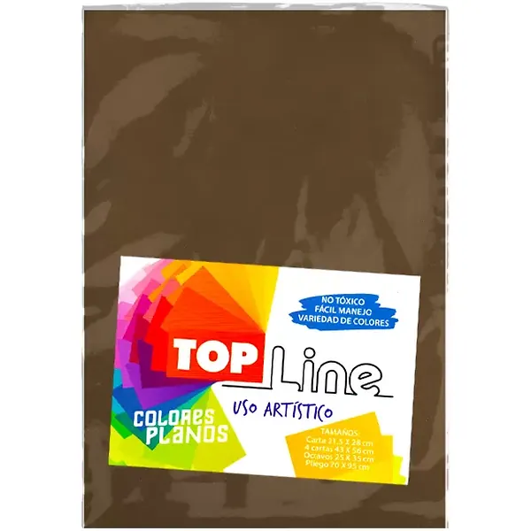 Fomi Top Line Liso 1/8 Café Claro X 10