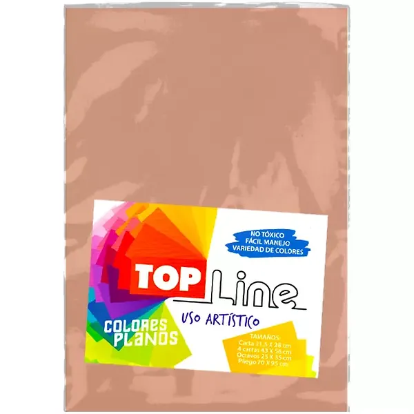 Fomi Top Line Liso 1/8 Durazno X 10