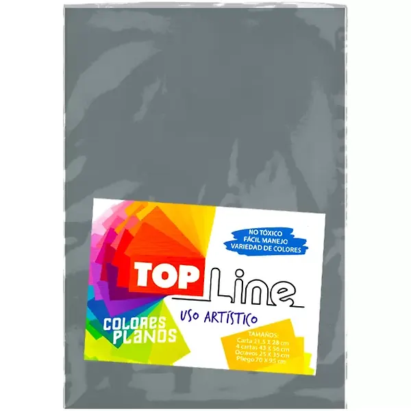 Fomi Top Line Liso 1/8 Gris X 10