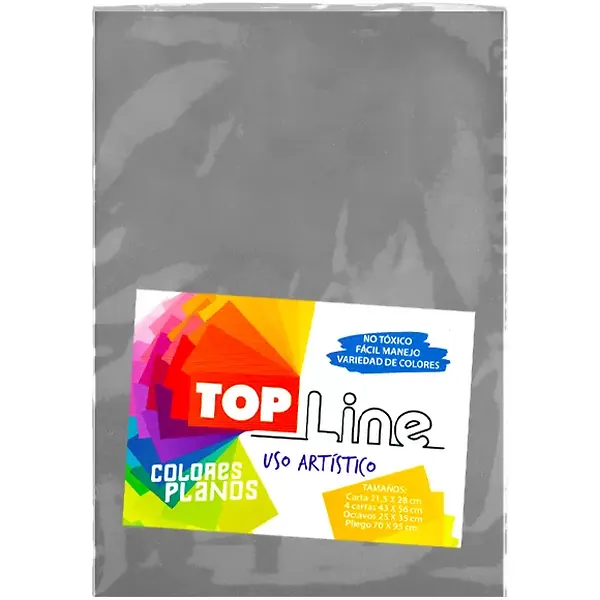 Fomi Top Line Liso 1/8 Gris Claro X 10
