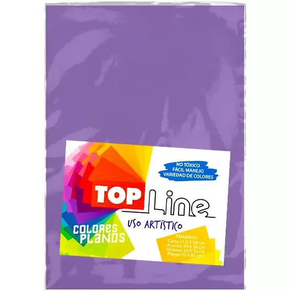 Fomi Top Line Liso 1/8 Lila X 10