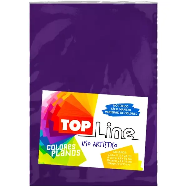 Fomi Top Line Liso 1/8 Morado X 10