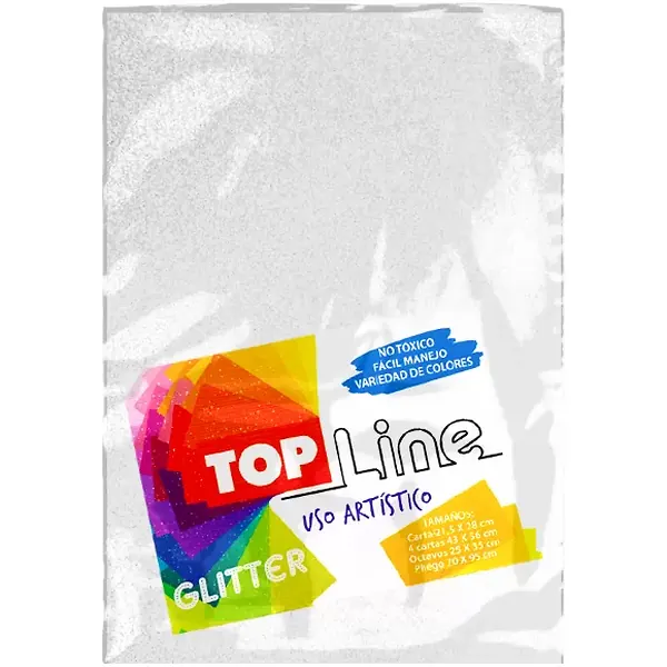 Fomi Top Line Escarchado 1/8 Blanco X 10