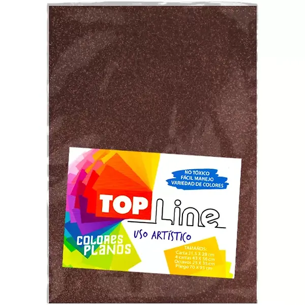 Fomi Top Line Escarchado 1/8 Café X 10