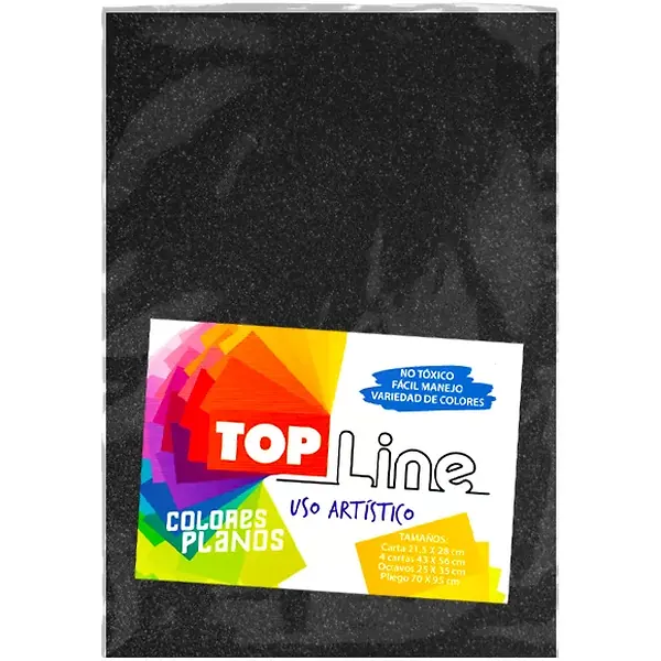 Fomi Top Line Escarchado 1/8 Negro X 10