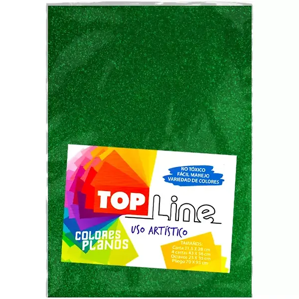 Fomi Top Line Escarchado 1/8 Verde X 10
