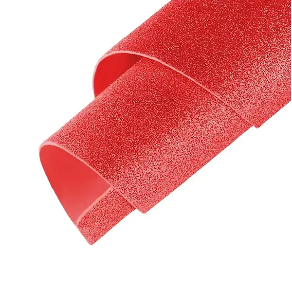 Fomi Top Line Escarchado Pliego Rojo