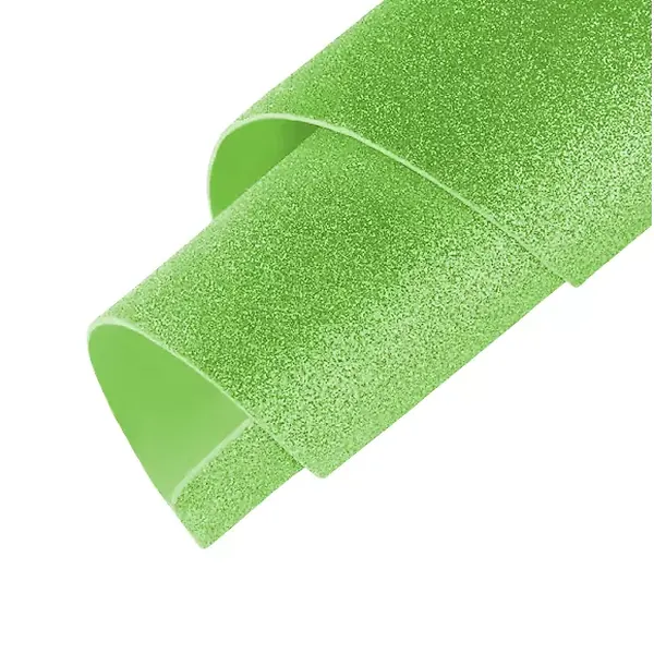 Fomi Top Line Escarchado Pliego Verde Limón