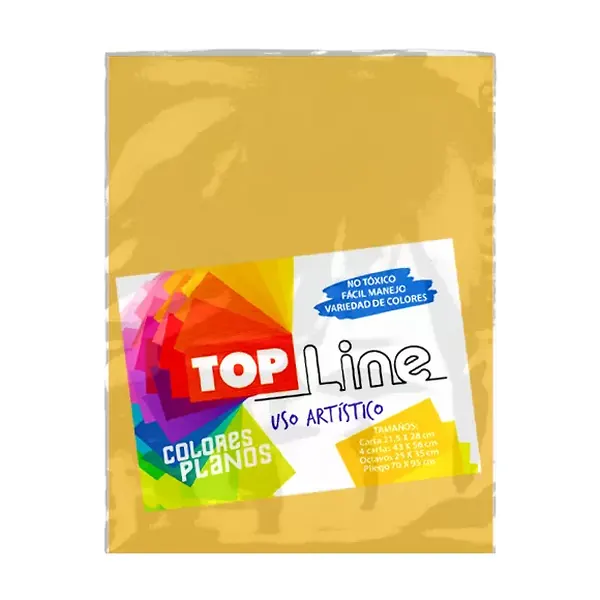 Fomi Top Line Liso Carta Amarillo 10 Und